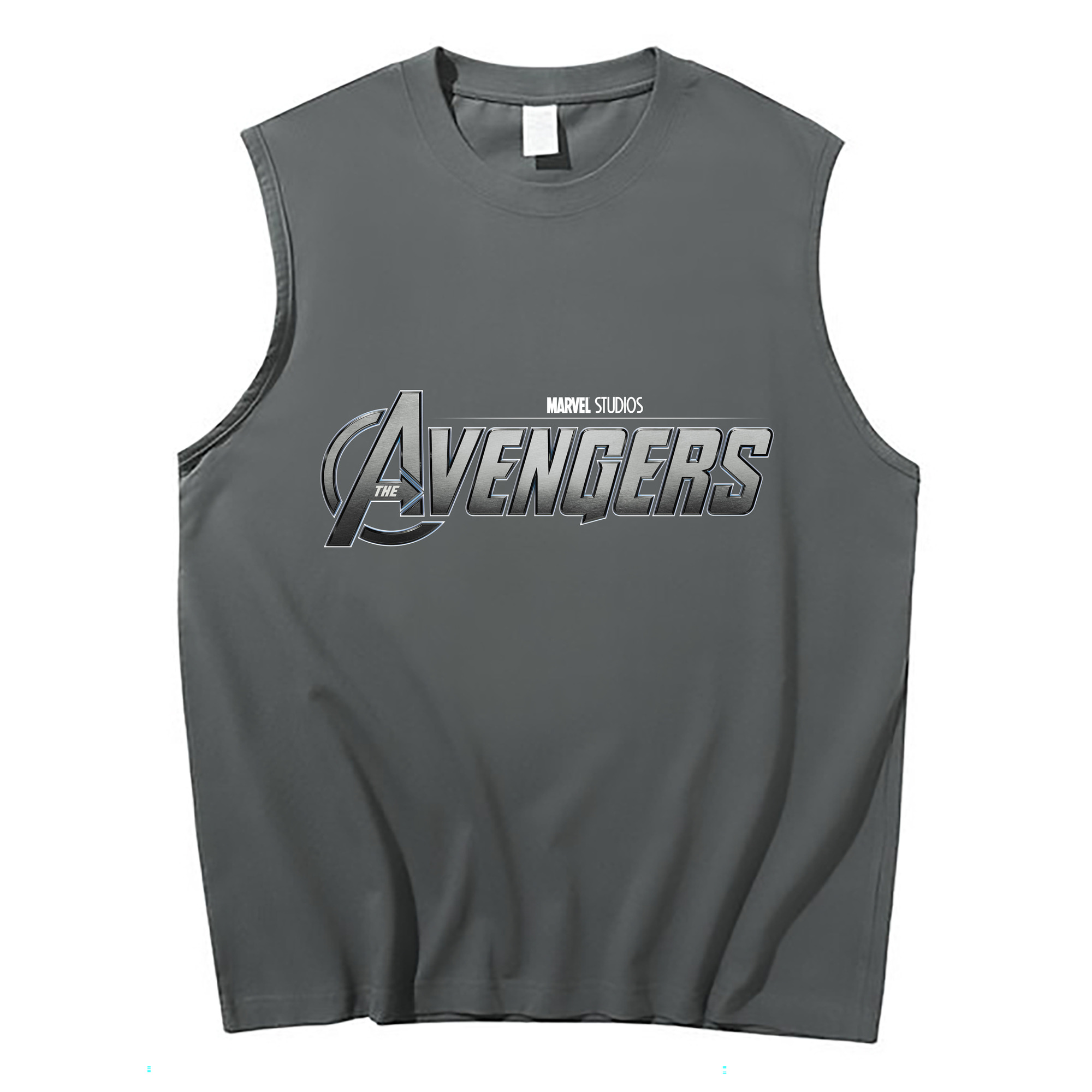 （画像用） アベンジャーズ The Avengers コットン100％タンクトップ（フロントプリント）